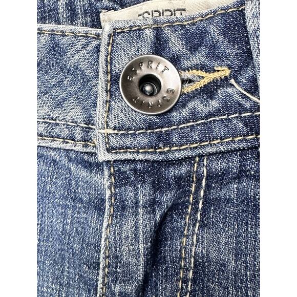 Esprit Vintage Bootcut Leg Jeans Women's 26x30 Blue Stone Wash Denim Low Rise - Picture 5 of 16